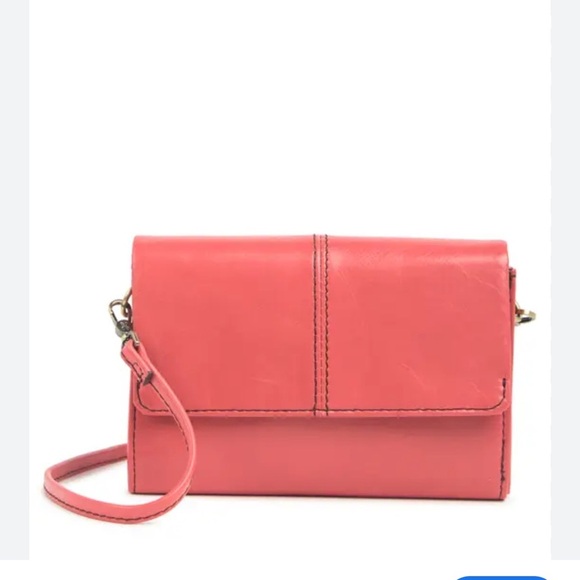 Hobo Jetty Convertible Leather Shoulder Crossbody Bag - Picture 1 of 15